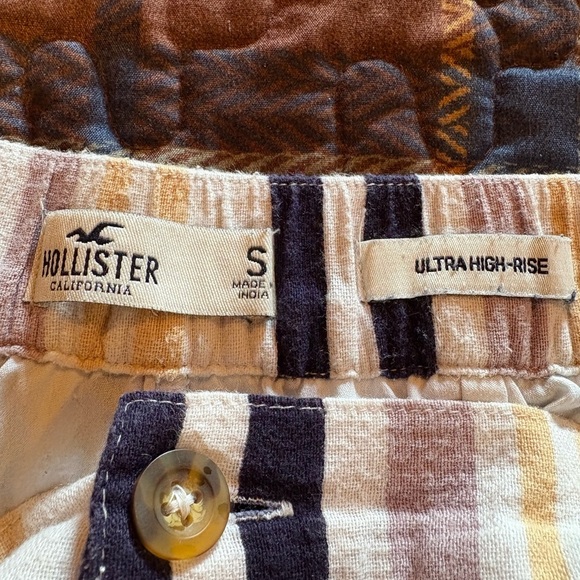 Hollister ultra high rise striped pants women’s size small - Picture 8 of 14
